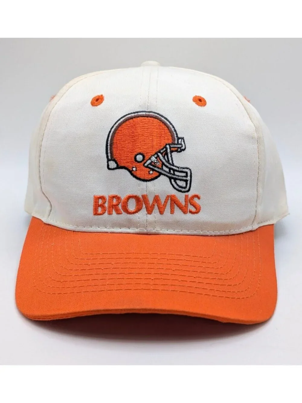 Vintage Cleveland Browns Snapback Hat Pro Player NFL Football Retro 90s Cap